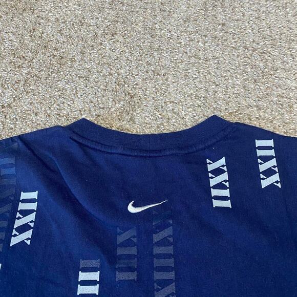 Y2k Nike Lebron Shirt Mens M* Baggy Oversized Embroidered All Over Streetwear - Picture 3 of 4